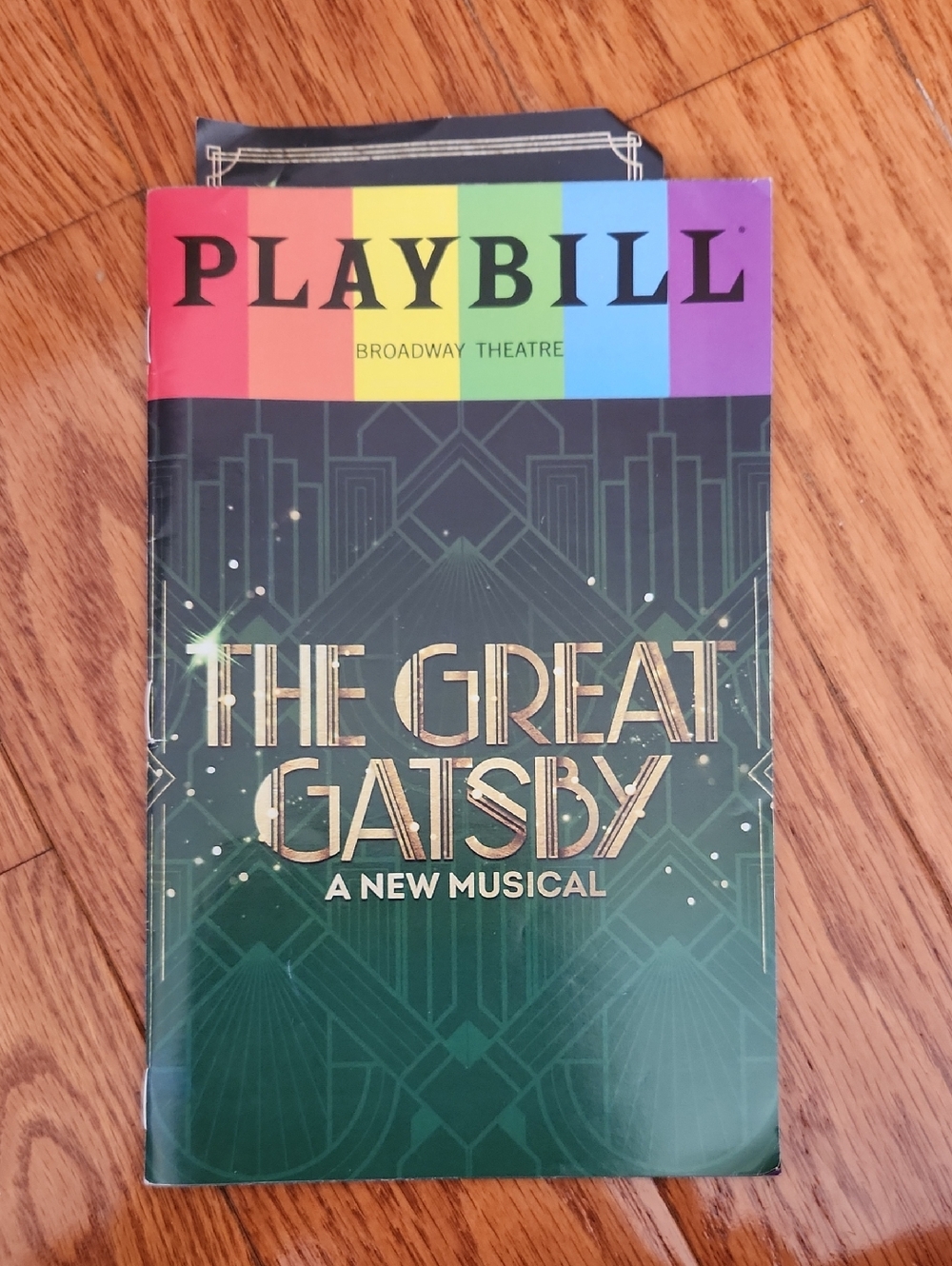 Playbill: The Great Gatsby - Green Cover Playbill